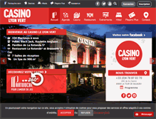 Tablet Screenshot of casinolyonvert.com